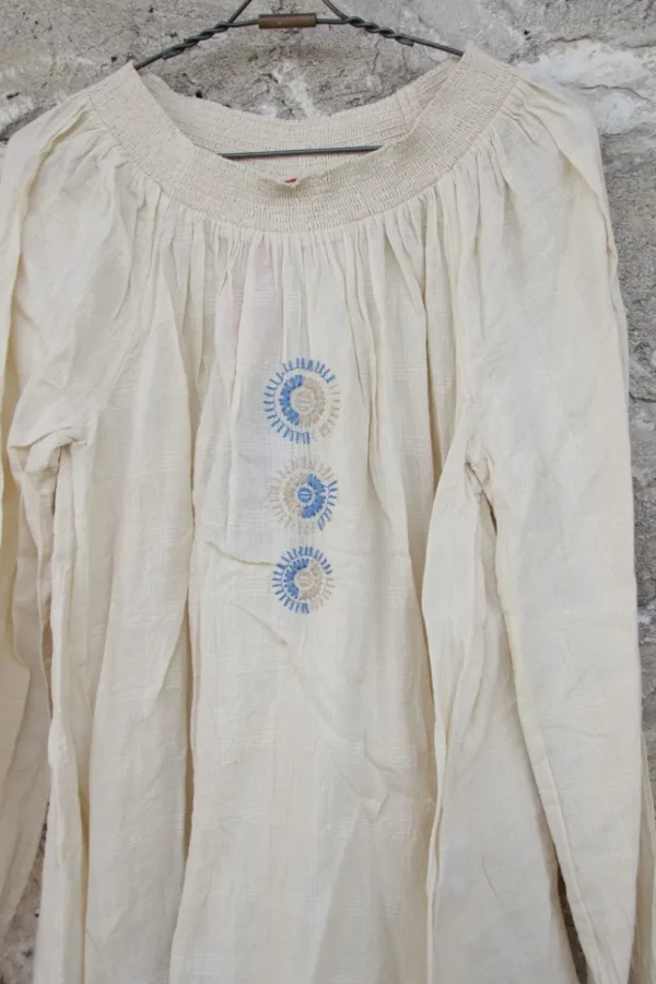 Blusen*Ewa i Walla Bluse 44776 aus zarten Karogewebe in creme - softer Voile