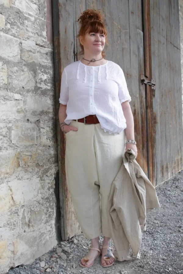 Blusen*Ewa i Walla Bluse 44982 GUN in weiss (white) - Sushi Voile aus softer Baumwolle & Viskose