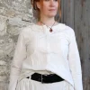Blusen*Ewa i Walla * Bluse 44107 LOIS in creme (cream) - reine Knitterbaumwolle
