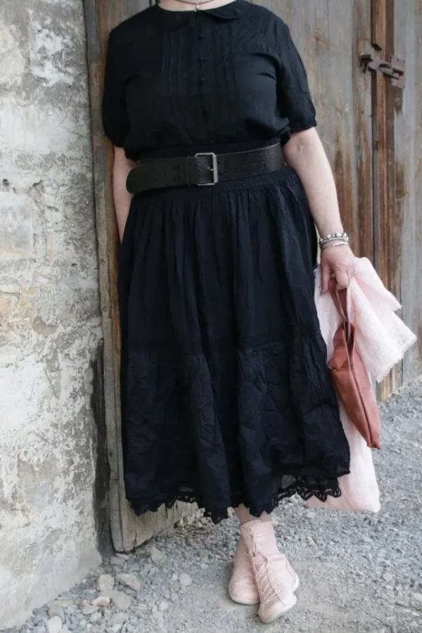 Blusen*Ewa i Walla Bluse 44960 SAGA in schwarz (black) - softer Sushi Voile aus Baumwolle & Viskose