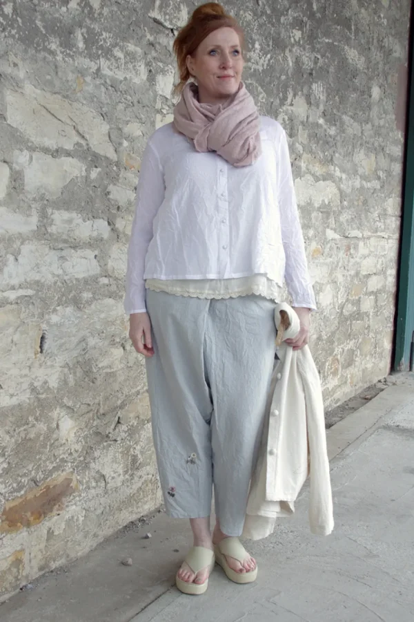 Blusen*Ewa i Walla Bluse AGNA 44123 in weiß (white) - Sushi Voile aus Baumwolle und Viskose