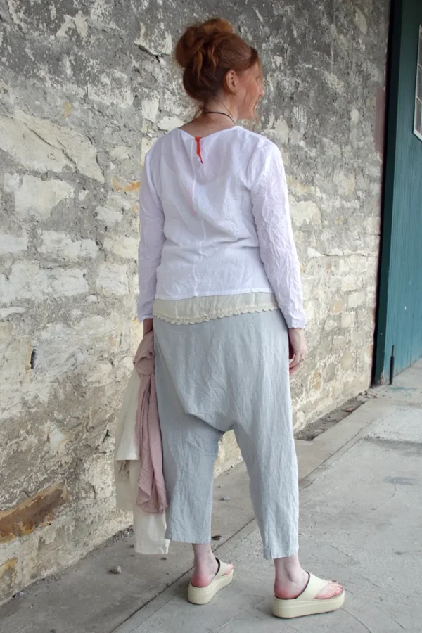Blusen*Ewa i Walla Bluse AGNA 44123 in weiß (white) - Sushi Voile aus Baumwolle und Viskose