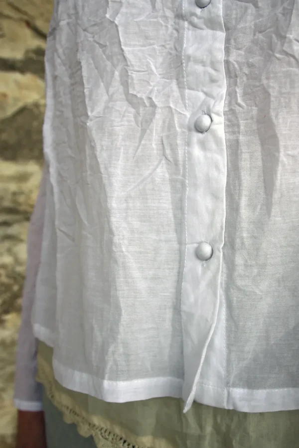 Blusen*Ewa i Walla Bluse AGNA 44123 in weiß (white) - Sushi Voile aus Baumwolle und Viskose