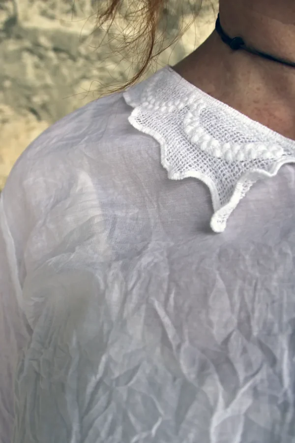 Blusen*Ewa i Walla Bluse AGNA 44123 in weiß (white) - Sushi Voile aus Baumwolle und Viskose