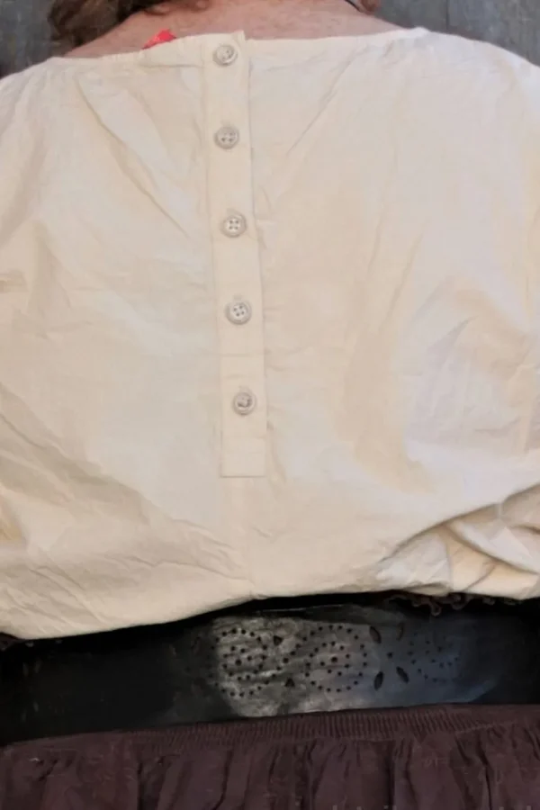 Blusen*Ewa i Walla Bluse LOLLO 44882 in ivory/beige - reine Baumwolle