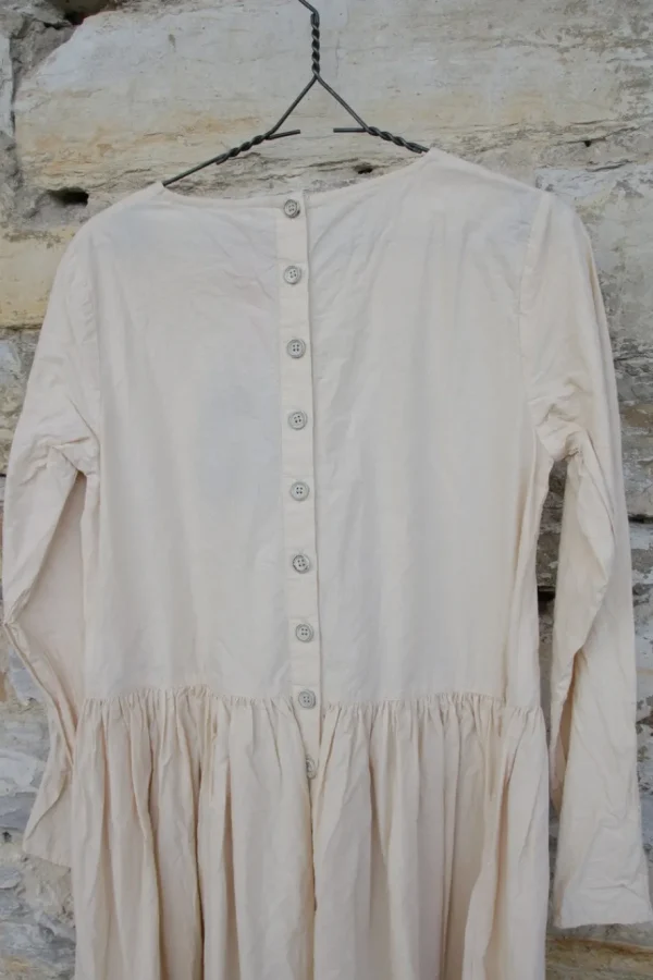 Kleider*Ewa i Walla Kleid 55728 in creme - softe Knitterbaumwolle