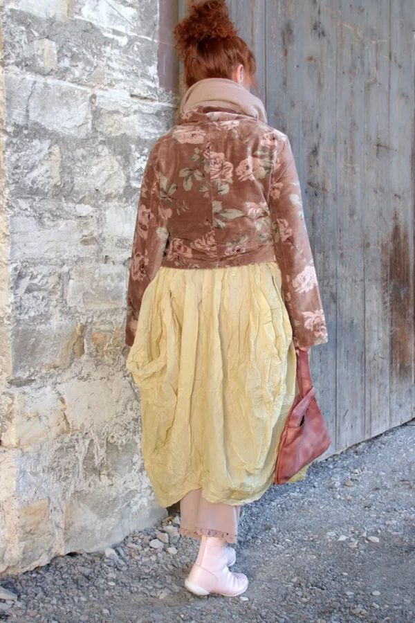 Kleider*Ewa i Walla * Kleid 55882 LIBBY im hellen lemon (ecru) - Organza aus reiner Baumwolle