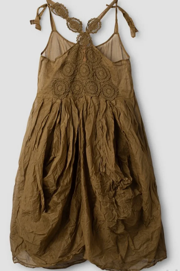 Kleider*Ewa i Walla * Kleid 55882 LIBBY in oliv (olive) - Organza aus reiner Baumwolle
