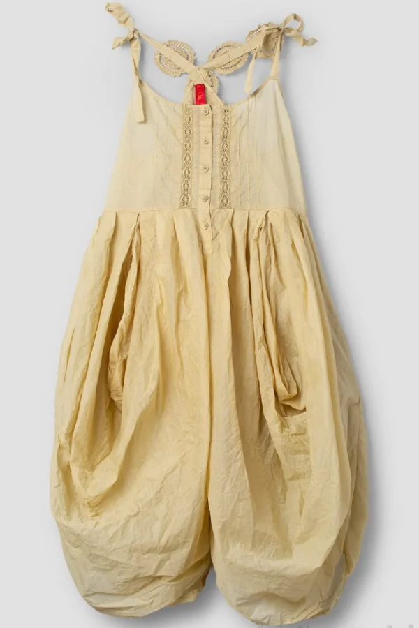 Kleider*Ewa i Walla * Kleid 55882 LIBBY im hellen lemon (ecru) - Organza aus reiner Baumwolle