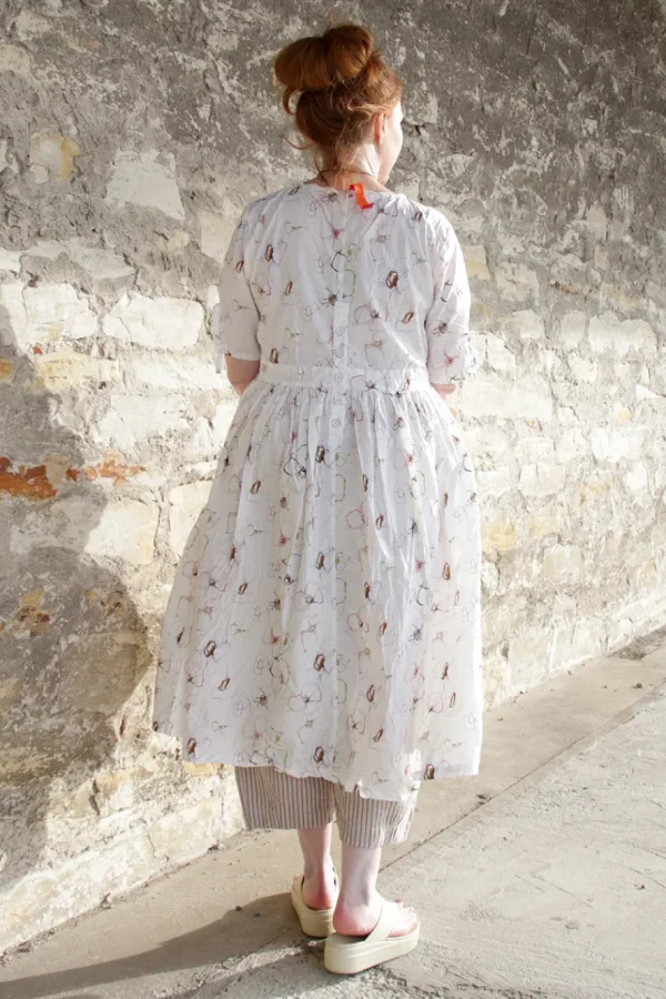 Kleider*Ewa i Walla Kleid GULL-BRITT 55889 in Flower Print (original) - reine Knitterbaumwolle