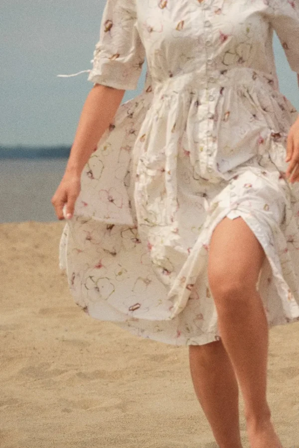 Kleider*Ewa i Walla Kleid GULL-BRITT 55889 in Flower Print (original) - reine Knitterbaumwolle