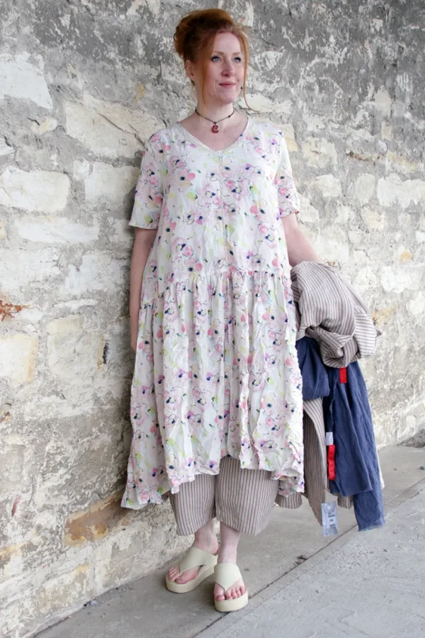 Kleider*Ewa i Walla Kleid THEODORA 55907 in Flower Print (original) - reine Seide