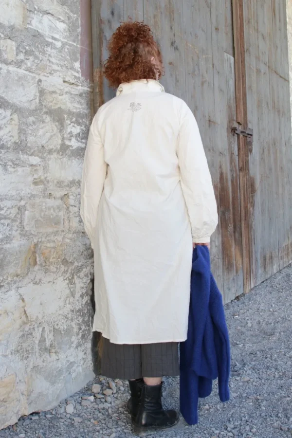 Blusen*Ewa i Walla Opa-Hemd/Bluse 44935 LOVIS in natur (cream) - reine Knitterbaumwolle