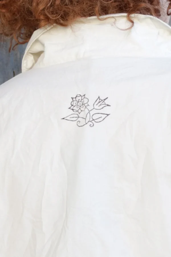 Blusen*Ewa i Walla Opa-Hemd/Bluse 44935 LOVIS in natur (cream) - reine Knitterbaumwolle