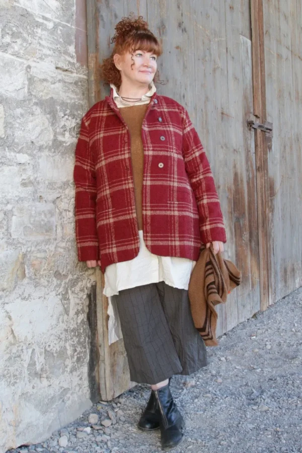 Blusen*Ewa i Walla Opa-Hemd/Bluse 44935 LOVIS in natur (cream) - reine Knitterbaumwolle