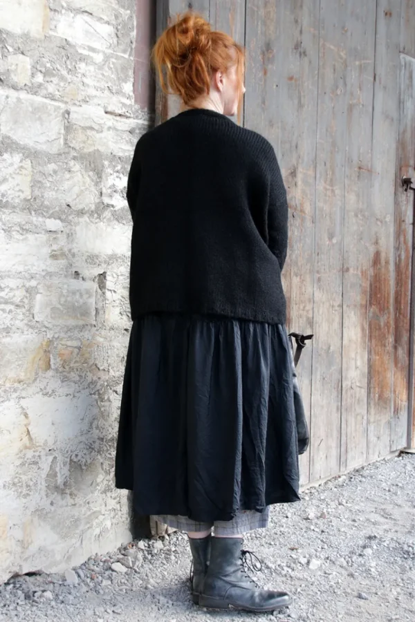 Pullover*Ewa i Walla Pullover 44991 GURLI in schwarz (black) - superfeine Alpakawolle