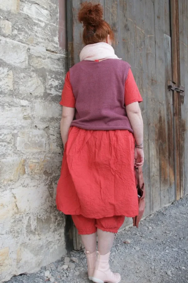 Pullunder | Pullover*Ewa i Walla Pullunder 33374 GUNDA in himbeerrot (heather) - 80% recycelte Baumwolle