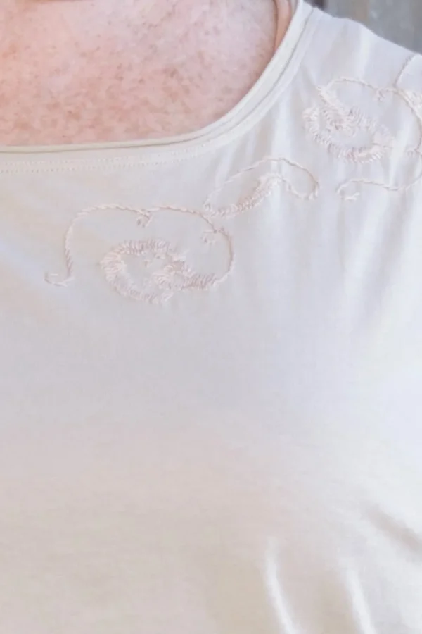 Shirts*Ewa i Walla Shirt 44943 TYRA in sand/natur (pearl) - Jersey aus reiner Baumwolle