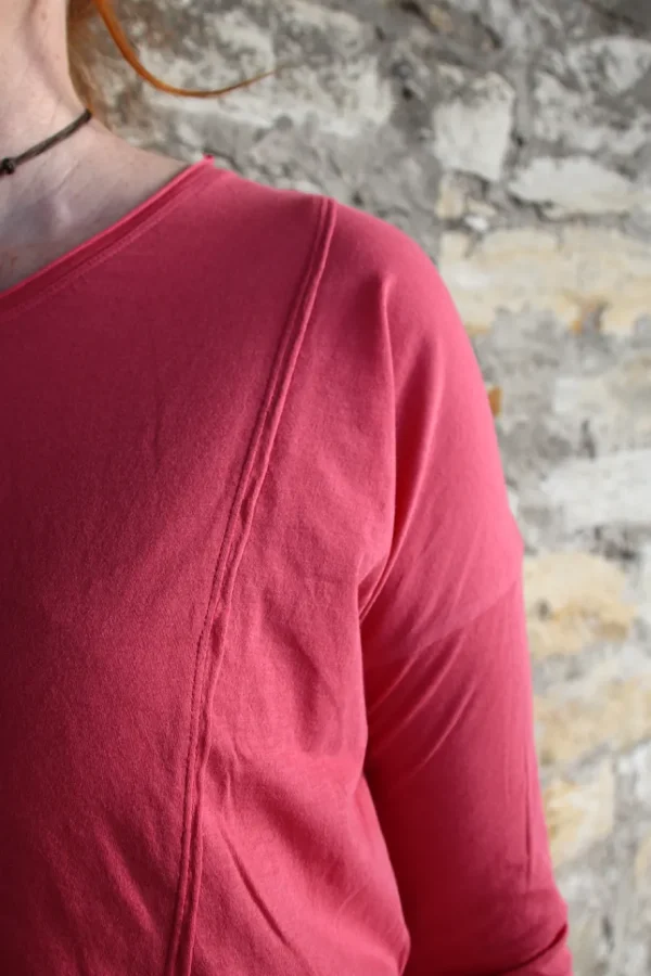 Shirts*Ewa i Walla Shirt ZITA 44146 in korallenrot (cerise) - softes Jersey aus reiner Baumwolle