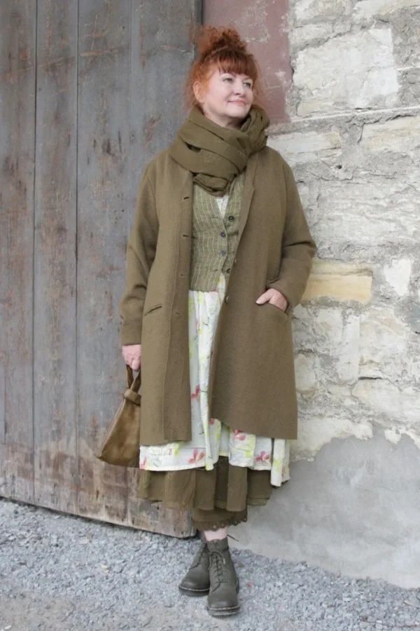Kleider*Ewa i Walla SUMMER SPECIALS Kleid 55910 MANJA in creme mit Flowerprint - luftiger Voile