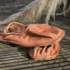 Ballerinas*LOFINA süßer Ballerina 2340 in camelbraun mit Rundumgummi - recyceltes Leder